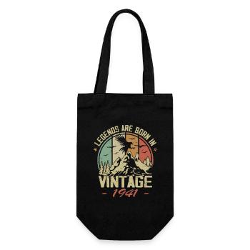 Die Legenden wurden 1941 geboren - 83. Geburtstag - Geschenkbeutel für Flaschen - Schwarz - Vorne