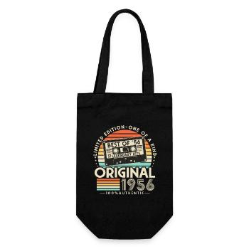 Original 1956 Vintage Rétro Cadeau d’anniversaire - Sac à bouteille - noir - Devant