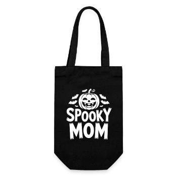 Spooky Mom - Chemise d’Halloween de maman - Sac à bouteille - noir - Devant