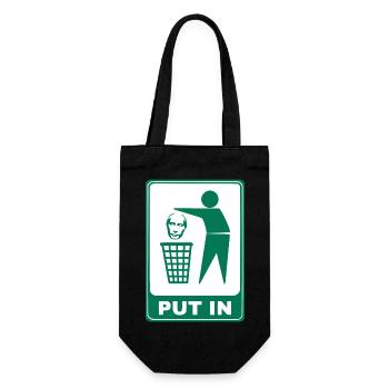 METTEZ - PAIX UKARINE - STOP À LA GUERRE ! - Sac à bouteille - noir - Devant