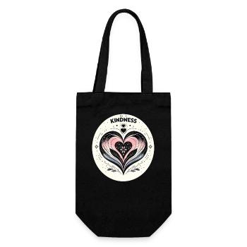Coeur de l’Art de la gentillesse - Sac à bouteille - noir - Devant