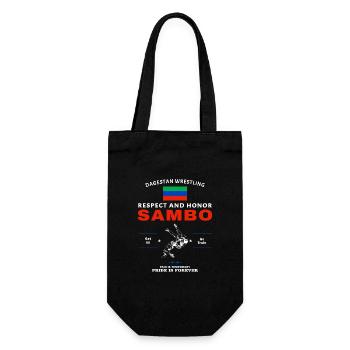 Sambo Fighter Daghestan Wrestling - Sac à bouteille - noir - Devant