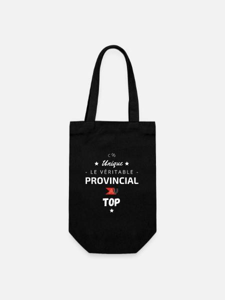 Le véritable provincial au top - Sac à bouteille - noir