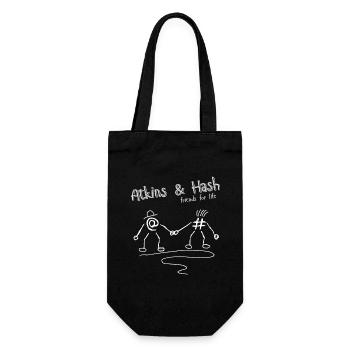 Atkins & Hash in: Friends for Life (Episode 1) - Gift Bag for Bottles - black - Front