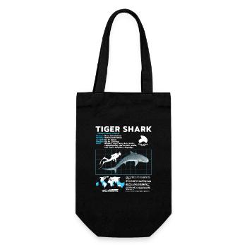 Requin tigre Fiche technique Fiche technique - Sac à bouteille - noir - Devant