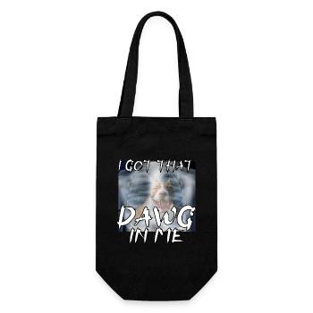 I Got That Dawg In Me Xray Pitbull Ironic Meme - Gift Bag for Bottles - black - Front