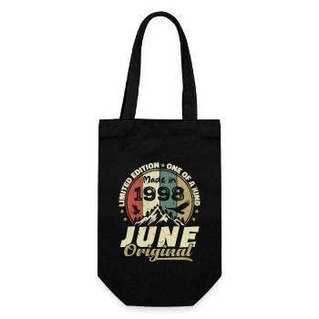 Juin 1998 Cadeau Anniversaire Juin 1998 Juin 1998 - Sac à bouteille - noir - Devant
