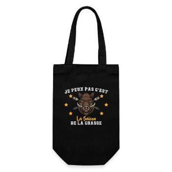 Hunter Christmas Hunting Gift - Gift Bag for Bottles - black - Front