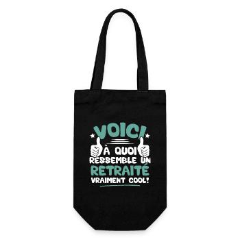 Voici à quoi ressemble un Retraité vraiment cool - Sac à bouteille - noir - Devant