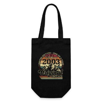 Original 2003 vintage anniversaire rétro 2003 - Sac à bouteille - noir - Devant
