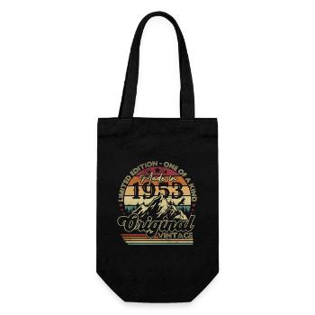 Original 1953 vintage retro anniversary 1953 - Gift Bag for Bottles - black - Front