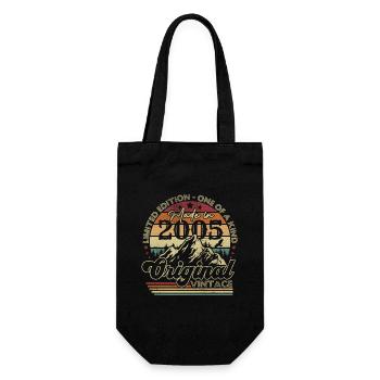 Original 2005 vintage anniversaire rétro 2005 - Sac à bouteille - noir - Devant