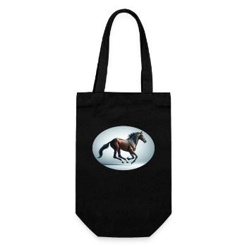 Majestic Equine Grace - Gift Bag for Bottles - black - Front