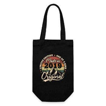 Original 2019 Vintage Rétro Cadeau D'anniversaire - Sac à bouteille - noir - Devant