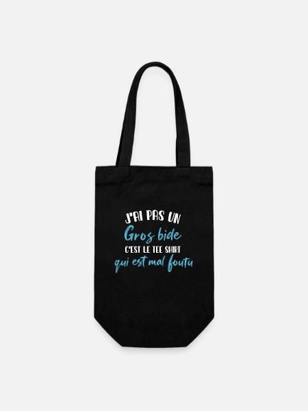 J'ai Pas Un Gros Bide C'est Le Tee Shirt Cadeau - Sac à bouteille - noir