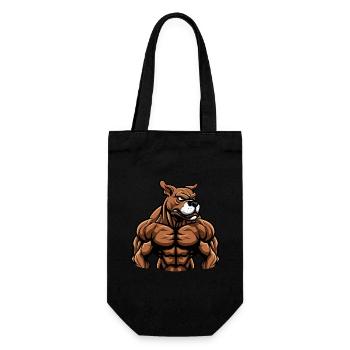 Staffordshire Bull Terrier Muscle du chien - Sac à bouteille - noir - Devant
