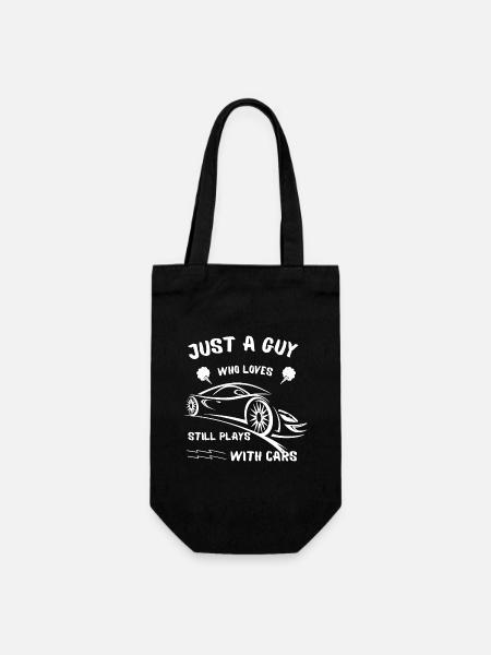 loves still plays with cars 2 - Gift Bag for Bottles - black