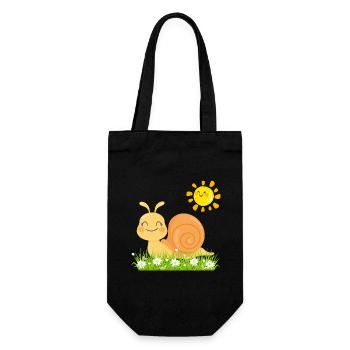 RADIENT SNAIL - Gift Bag for Bottles - black - Front