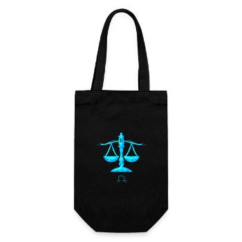 Wave - Gift Bag for Bottles - black - Front