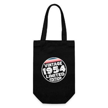Limited Edition since 1954 Geburtstag Geschenk - Geschenkbeutel für Flaschen - Schwarz - Vorne