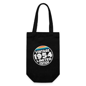 Limited Edition since 1954 Geburtstag Geschenk - Geschenkbeutel für Flaschen - Schwarz - Vorne