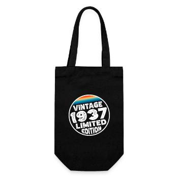 Limited Edition since 1937 Birthday Gift - Gift Bag for Bottles - black - Front