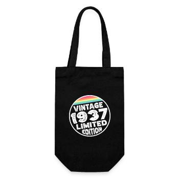 Limited Edition since 1937 Birthday Gift - Gift Bag for Bottles - black - Front