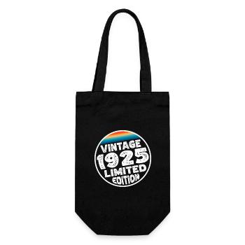 Limited Edition since 1925 Geburtstag Geschenk - Geschenkbeutel für Flaschen - Schwarz - Vorne