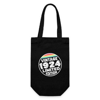 Limited Edition since 1924 birthday gift - Gift Bag for Bottles - black - Front