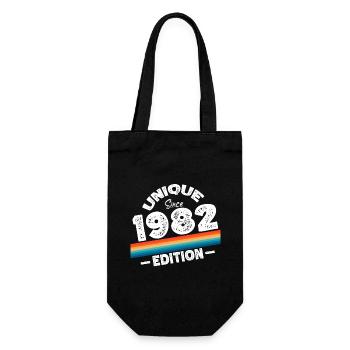 Unique depuis 1982 Edition Anniversaire Millésime 1982 - Sac à bouteille - noir - Devant