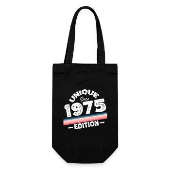 Unique Since 1975 Edition Birthday Vintage 1975 - Gift Bag for Bottles - black - Front