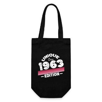 Unique depuis 1963 Edition Anniversaire Millésime 1963 - Sac à bouteille - noir - Devant