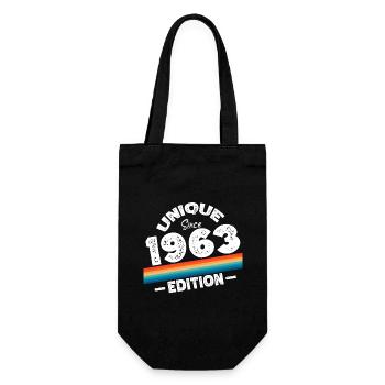 Unique depuis 1963 Edition Anniversaire Millésime 1963 - Sac à bouteille - noir - Devant