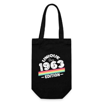 Unique depuis 1963 Edition Anniversaire Millésime 1963 - Sac à bouteille - noir - Devant