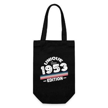 Unique Since 1953 Edition Birthday Vintage 1953 - Gift Bag for Bottles - black - Front