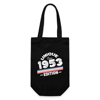 Unique Since 1953 Edition Birthday Vintage 1953 - Gift Bag for Bottles - black - Front