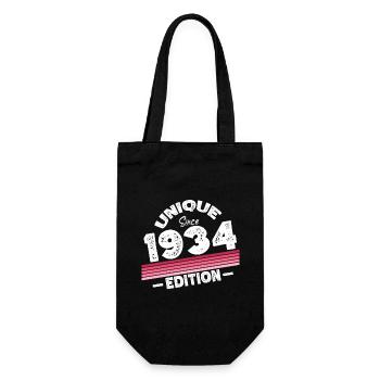 Unique depuis 1934 Edition Anniversaire Millésime 1934 - Sac à bouteille - noir - Devant