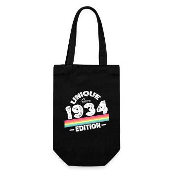 Unique depuis 1934 Edition Anniversaire Millésime 1934 - Sac à bouteille - noir - Devant