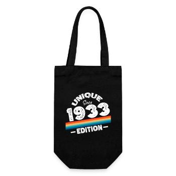 Unique depuis 1933 Edition Anniversaire Millésime 1933 - Sac à bouteille - noir - Devant