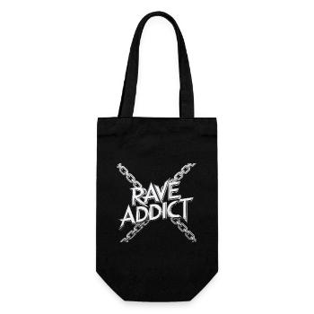 EDM Techno Rave Music Festival - Gift Bag for Bottles - black - Front
