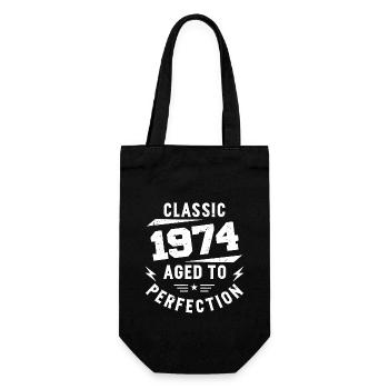 1974 Classic 1974 Cadeau Anniversaire 1974 Vintage - Sac à bouteille - noir - Devant