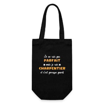 Humour Perfect Carpenter Carpenter - Gift Bag for Bottles - black - Front
