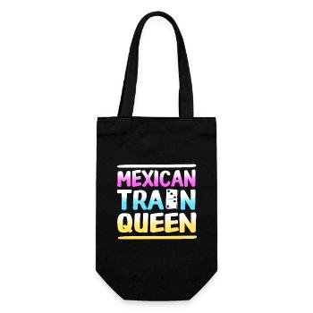 Mexican Train Domino - Gift Bag for Bottles - black - Front