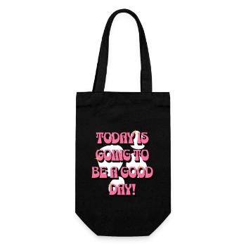 Aujourd’hui va être une bonne journée - Guter Tag Frauen - Sac à bouteille - noir - Devant