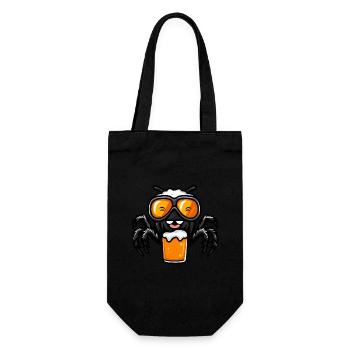 Tarantula Après-Ski Bière Bande Dessinée - Sac à bouteille - noir - Devant
