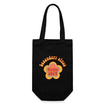 Légendaire depuis octobre 1974 Anniversaire Rétro - Sac à bouteille - noir - Devant