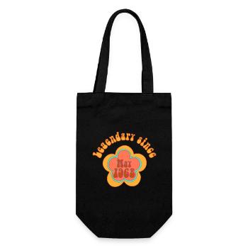 Legendary since May 1968 Birthday Retro - Gift Bag for Bottles - black - Front