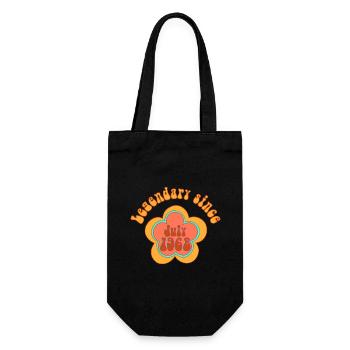 Legendary since July 1968 Birthday Retro - Gift Bag for Bottles - black - Front
