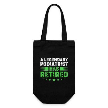 Podiatrist Foot Care Podiatry Pedicure - Gift Bag for Bottles - black - Front