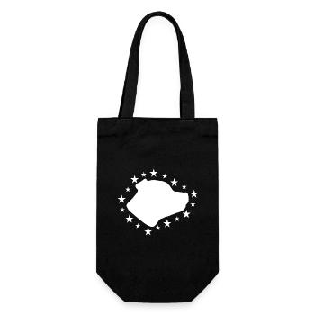Staffordshire Bullterrier - Geschenkbeutel für Flaschen - Schwarz - Vorne